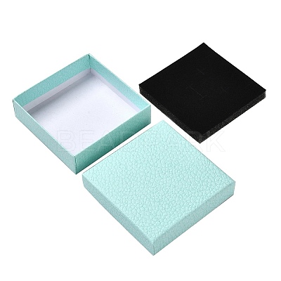 Square Cardboard Necklace Box CBOX-Q038-02C-1