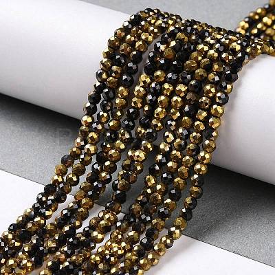Electroplate Glass Beads Strands LS-GLAA-H021-01B-HP04-1