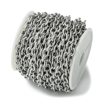Tarnish Resistant 304 Stainless Steel Cable Chains CHS-K018-11P-1