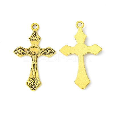 Tibetan Style Pendants GLF11118Y-1