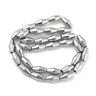 Electroplated Synthetic Magnetic Hematite Beads Strands G-Z032-B01-02E-1