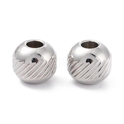 Tarnish Resistant 201 Stainless Steel Beads STAS-G133-02P-1