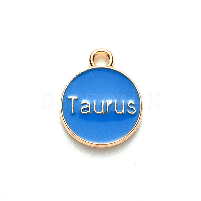 Alloy Enamel Pendants X-ENAM-S124-01A-02C-1