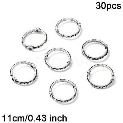 Tibetan Style Zinc Alloy Bead Frames FIND-YW0004-43A-1
