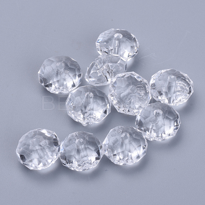 Transparent Acrylic Beads TACR-Q258-10mm-V01-1