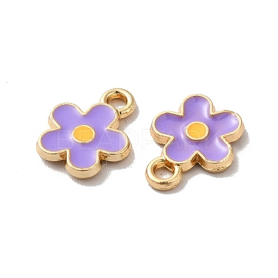 Alloy Enamel Charms ENAM-D043-02G-04-1