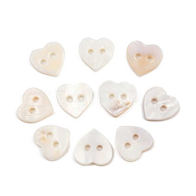 2-Hole Shell Buttons BSHE-P026-19-1