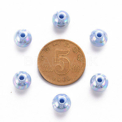 Opaque Acrylic Beads MACR-S370-D8mm-SS2113-1