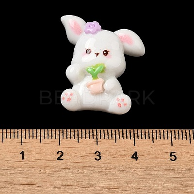 Opaque Resin Cabochons RESI-F049-02D-1