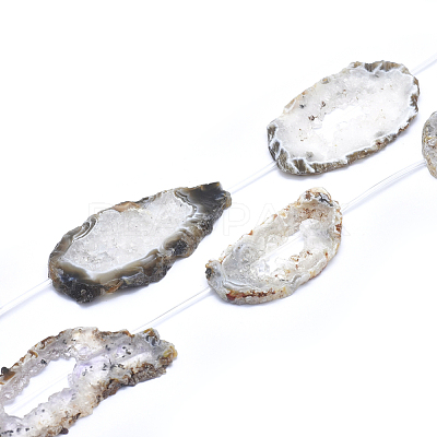 Natural Agate Beads Strands G-I213-15-1