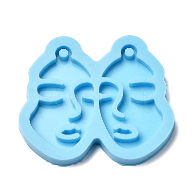 Abstract Face Silicone Molds X-DIY-F056-01A-01A-1