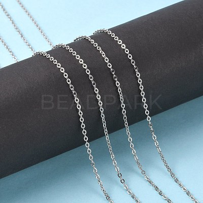 Tarnish Resistant 304 Stainless Steel Cable Chains CHS-Q001-07-1