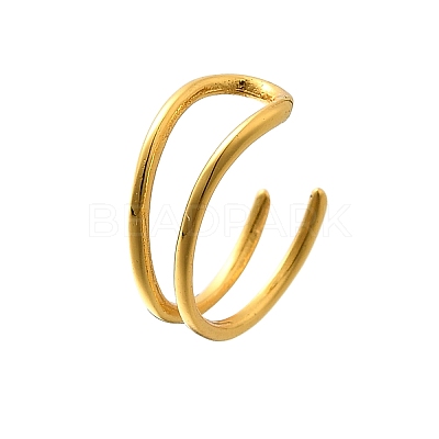 925 Sterling Silver Cuff Earrings for Women EJEW-F360-01A-G-1