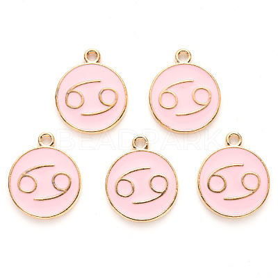 Alloy Enamel Pendants ENAM-S124-01A-09D-1