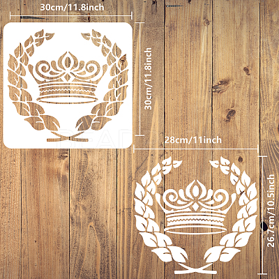 PET Hollow Out Drawing Painting Stencils DIY-WH0391-0532-1