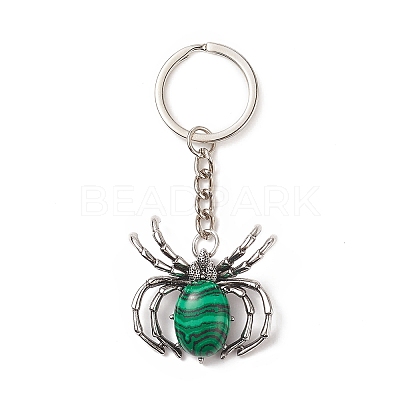 Spider Gemstone Pendant Keychain KEYC-C015-01-1