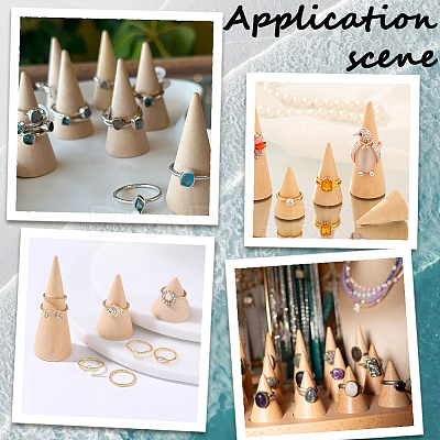 16Pcs Wooden Ring Displays RDIS-SC0001-05B-1