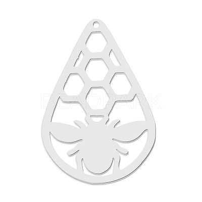 Non-Tarnish 201 Stainless Steel Pendants STAS-S105-LA803-1-1