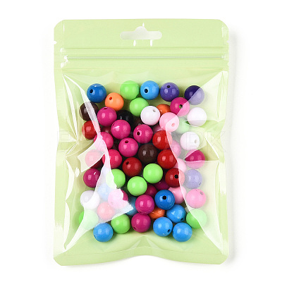 Macaron Color Plastic Yin-yang Resealable Bags OPP-N001-01E-04-1