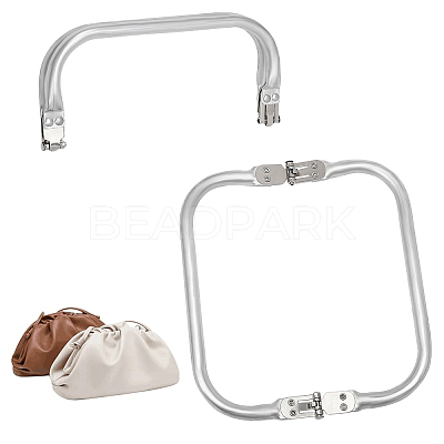 Aluminum Tube Purse Frames DIY-WH0304-711A-1