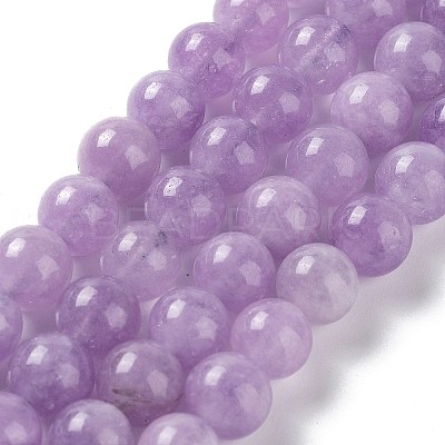 Dyed Natural Malaysia Jade Beads Strands G-G021-02B-05-1