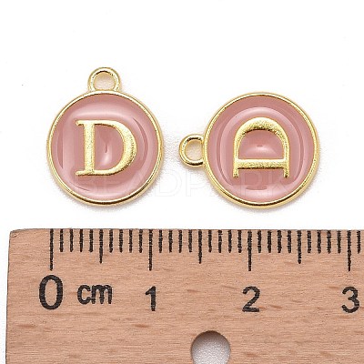 Golden Plated Alloy Enamel Charms LS-ENAM-S118-07D-1