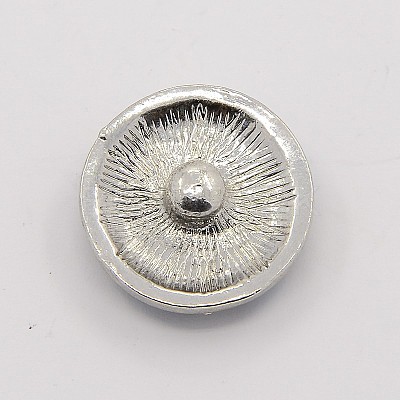 Zinc Alloy Enamel Rhinestone Buttons X-SNAP-M003-M-1
