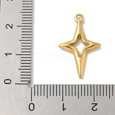 Ion Plating(IP) 304 Stainless Steel Pendants X-STAS-Q334-55G-1