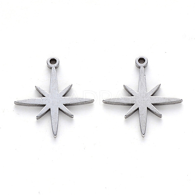 Tarnish Resistant 304 Stainless Steel Pendants X-STAS-N092-37-1