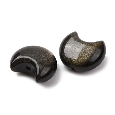 Natural Golden Sheen Obsidian Beads G-Z156-A05-1