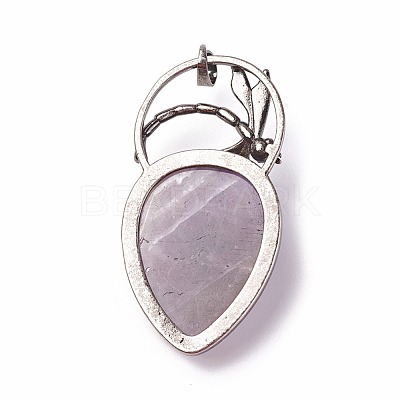 Natural Amethyst Pendants X-G-I220-G06-1