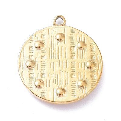 Ion Plating(IP) 304 Stainless Steel Pendants STAS-O150-04G-1