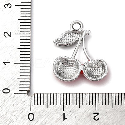 Cherry Alloy Pendants PALLOY-S051-03A-P-1