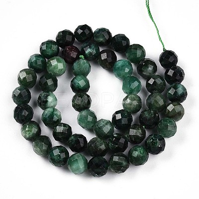 Natural Fuchsite Beads Strands G-T140-20B-1
