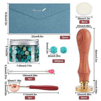 DIY Wax Seal Stamp Kits DIY-CP0003-91B-1