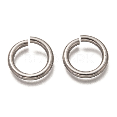 Non-Tarnish 304 Stainless Steel Open Jump Rings STAS-H136-06B-P-1