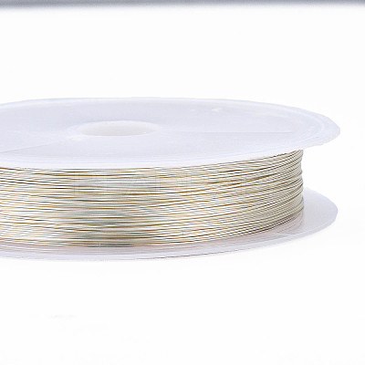 Round Copper Jewelry Wire CWIR-Q006-0.3mm-S-1