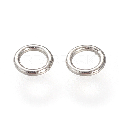 304 Stainless Steel Soldered Closed Jump Rings X-STAS-S066-16-6mm-1