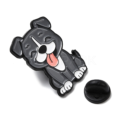 Bulldog Enamel Pins JEWB-I055-04EB-03-1
