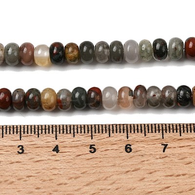 Natural African Bloodstone Beads Strands G-A280-A06-01-1