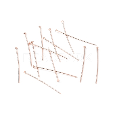 Brass Flat Head Pins LS-X-KK-WH0058-03B-RG-1