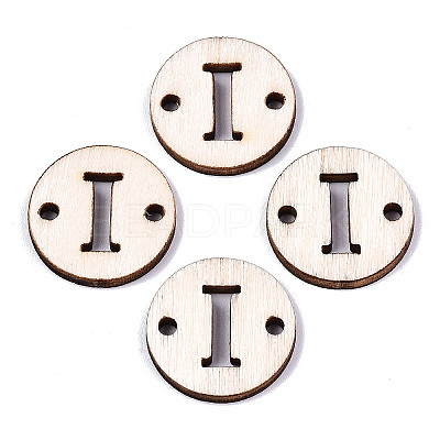 Unfinished Natural Poplar Wood Links Connectors WOOD-S045-140A-01I-1