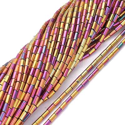 Electroplate Glass Beads Strands EGLA-K014-B-FP06-1