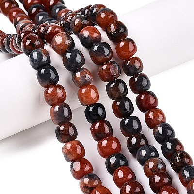 Dyed Natural White Jade Beads Strands G-T138-D23-1