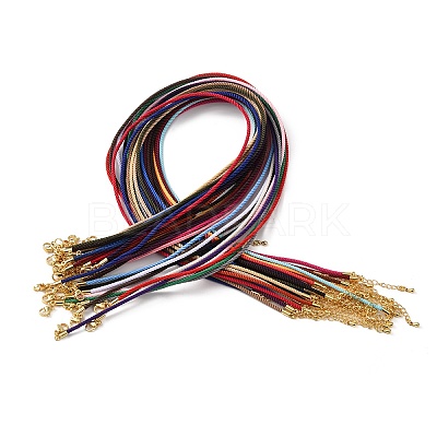 2MM Round Nylon Milan Cord Necklace Makings MAK-F038-C-G-1