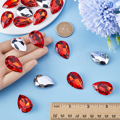 Taiwan Acrylic Rhinestone Cabochons KY-GF0001-48-1