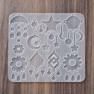 Earrings Pendants DIY Silicone Mold DIY-Q033-07B-1