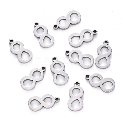Tarnish Resistant 201 Stainless Steel Charms STAS-R108-08-1