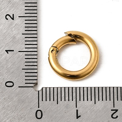 304 Stainless Steel Spring Gate Rings STAS-B128-05G-01-1