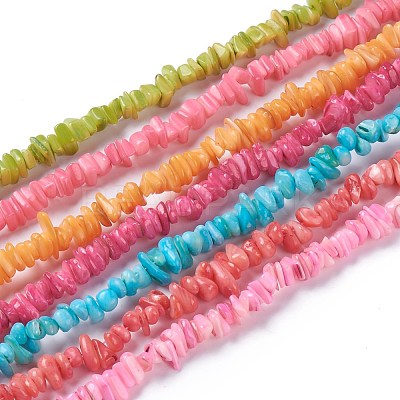 Natural Freshwater Shell Beads Strands BSHE-I016-01-1